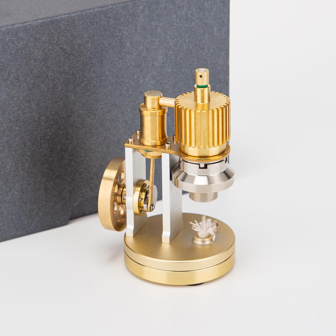 CreativeBlocker Stirlingmotor Bausatz Erwachsen - DIY Metall Stirlingmotor Bausatz Funktionsfähig, Freikolben Dampfmaschinen Modell Bausatz Heiße Luft, Experimentierkasten Wissenschaft Geschenk