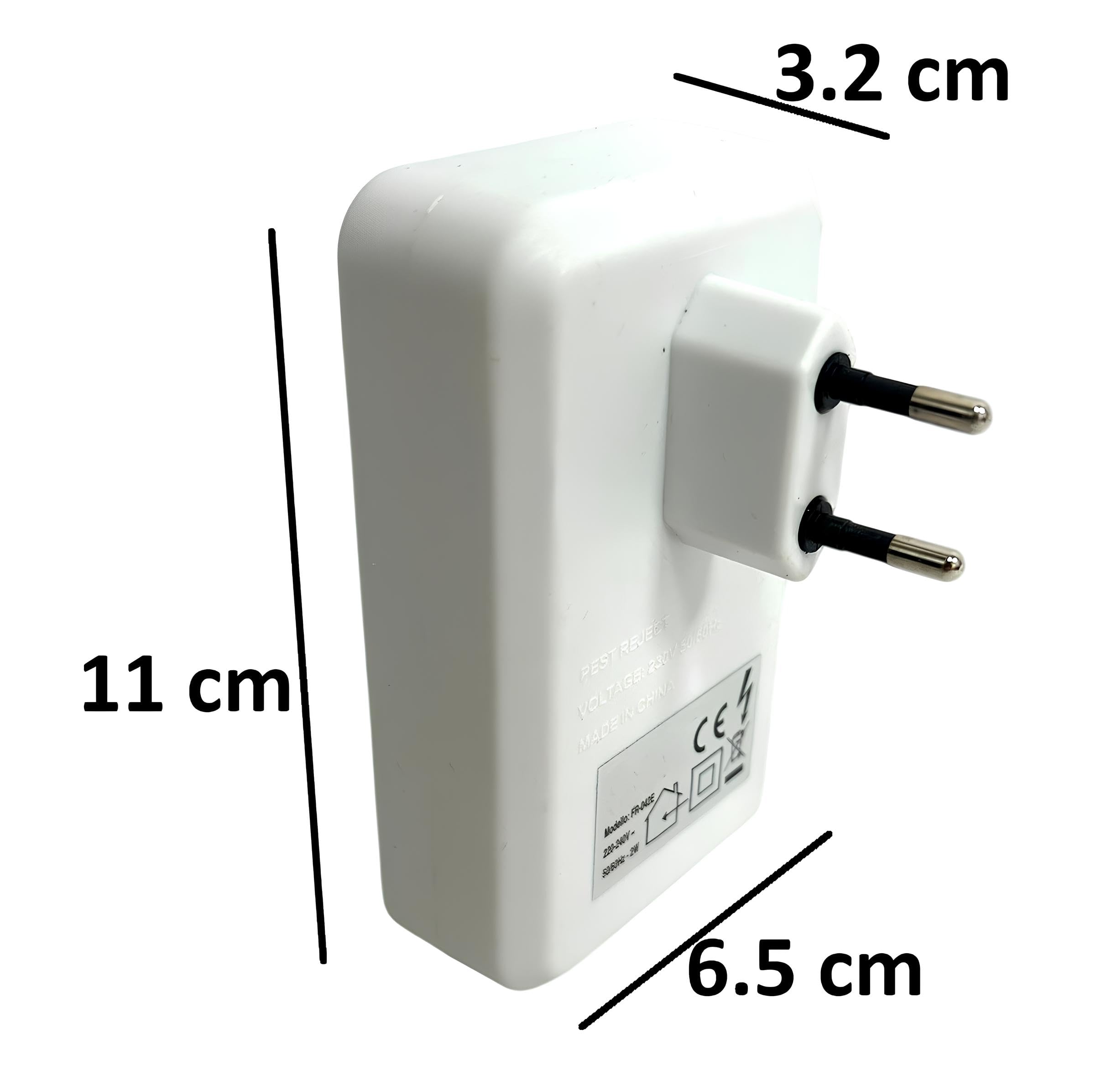 Repellente ad Ultrasuoni Qualità Top per Zanzare Insetti Volanti Ragni Mosche Dissuasore Doppia Protezione Elettromagnetica e Ultrasuoni Scacciatopi Scacciainsetti Elettrico Roditori Mosche Zanzare