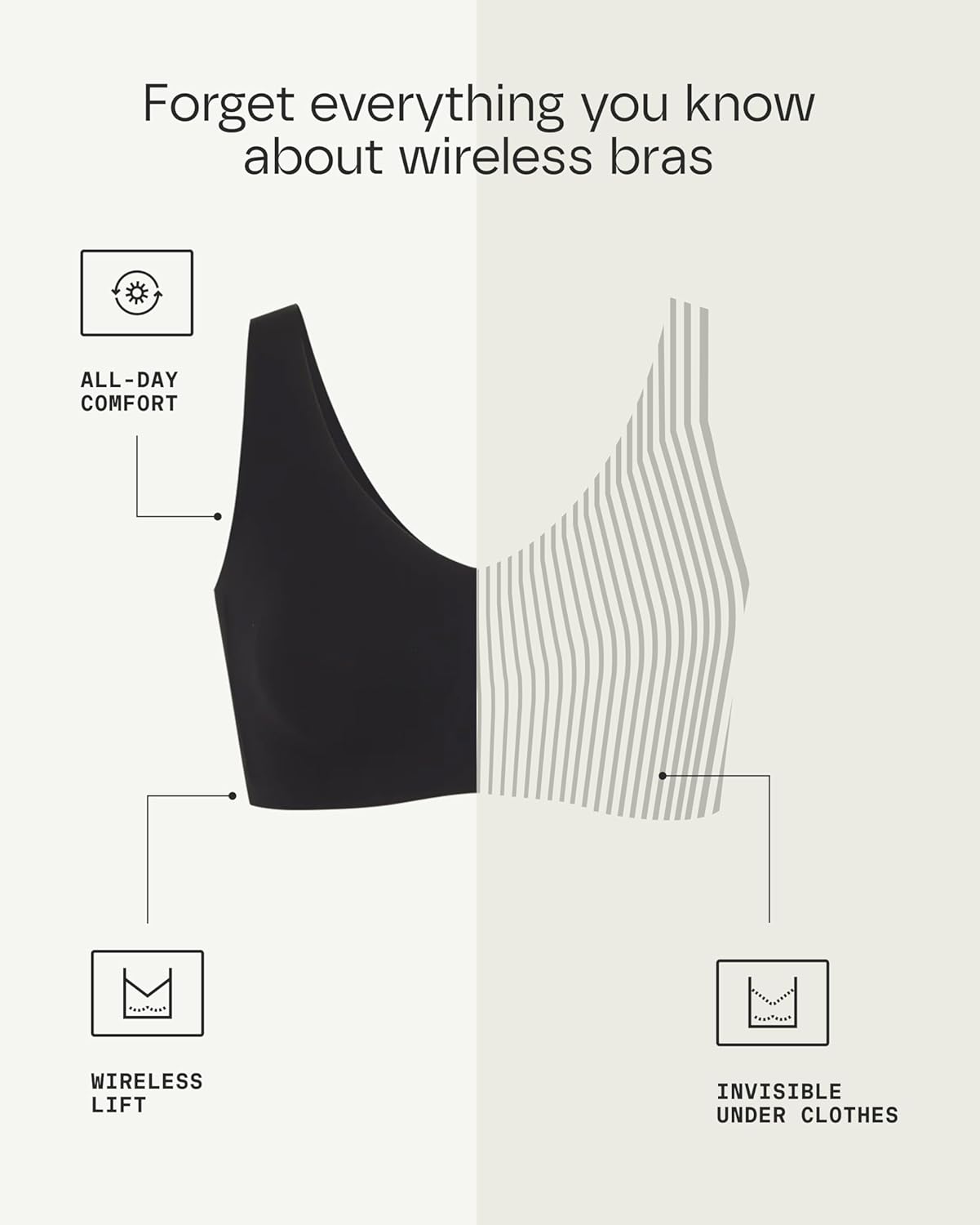 HONEYLOVE Bras for Women - SoftForm Wireless Bra - Comfortable Support with No Underwire - Image 6