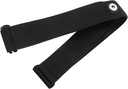 FRCOLOR Banda para monitor de pecho Bandas elásticas suaves y cómodas Fitness, accesorio para rastreador de fitness, color negro