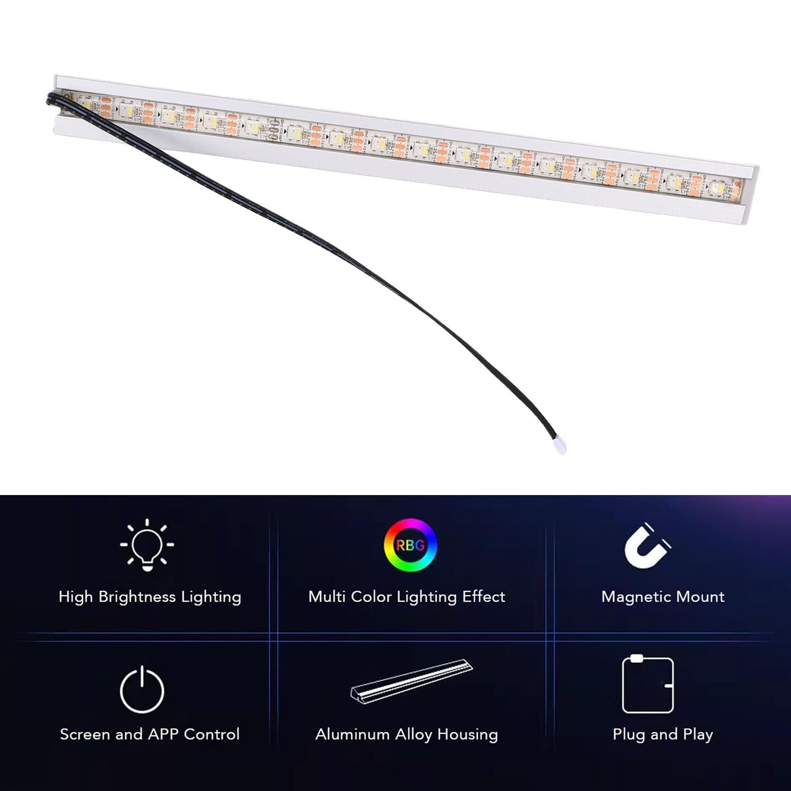 Duokon Pasek LED do Drukarki 3D, Biały RGB