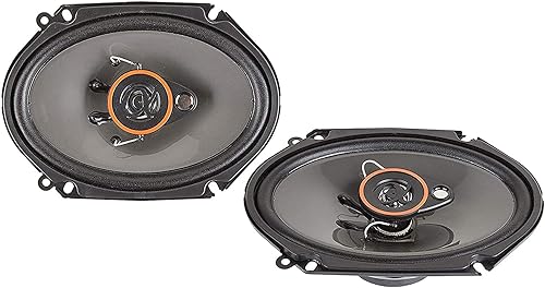 Altavoces Alphasonik AS68 1 par de altavoces de 6X8 350W máx. de 3 vías 4 ohmios Altavoces de puerta de audio de calidad premium para sistema de