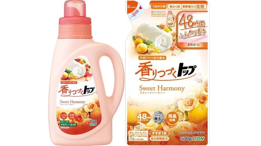 香りつづくトップ スウィートハーモニー 詰め替え 720g × 12 個セット Amazon | 【本体+詰替】香りつづくトップ Sweet Harmony