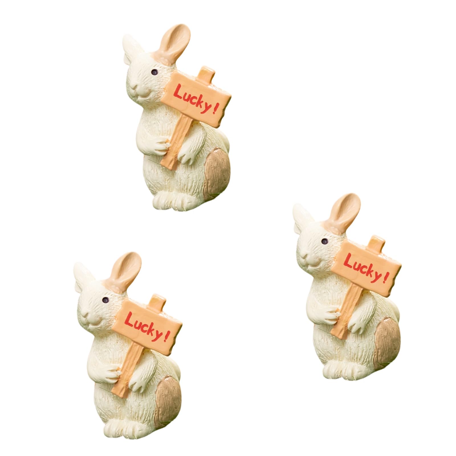 SHINLHUA Of 3 User Friendly Resin Figurine with Animal Shape Solves Fragility Problems Suitable for Any Indoor Environment Fun Car Display Successes