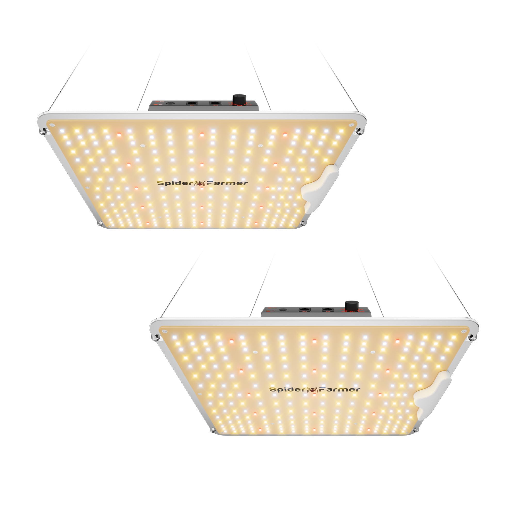 Spider Farmer SF1000-2Pack, Samsung LM301H EVO Led Grow Light, Full Spectrum Plant Light, Dimmable & High Efficiency & Deeper Penetration Lamps for Seed Starting Vegetables Bloom in 2x4 Grow Tent-image-34