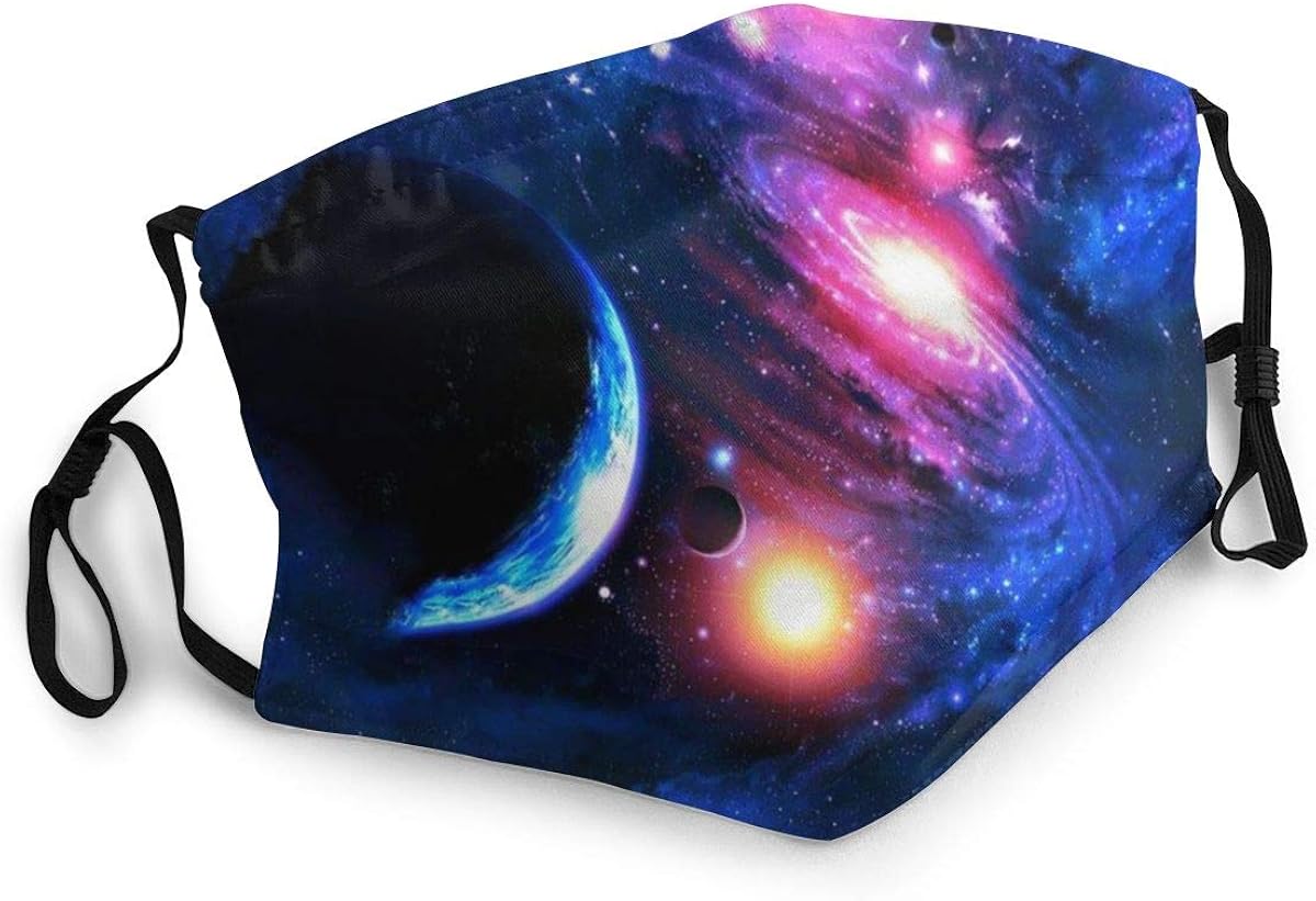 Exclusive Cool Galaxy Space Mask Face Mouth Cover Bandanas for Dust Anti-Haze Balaclavas Out Doors Festivals Sports Washable Reusable Facial Decorations for Women and Men Black Best Deal 🛒 Cool Galaxy Space Mask Face Mouth Cover Bandanas for Dust Anti-Haze Balaclavas Out Doors Festivals Sports Washable Reusable Facial Decorations for Women and Men Black