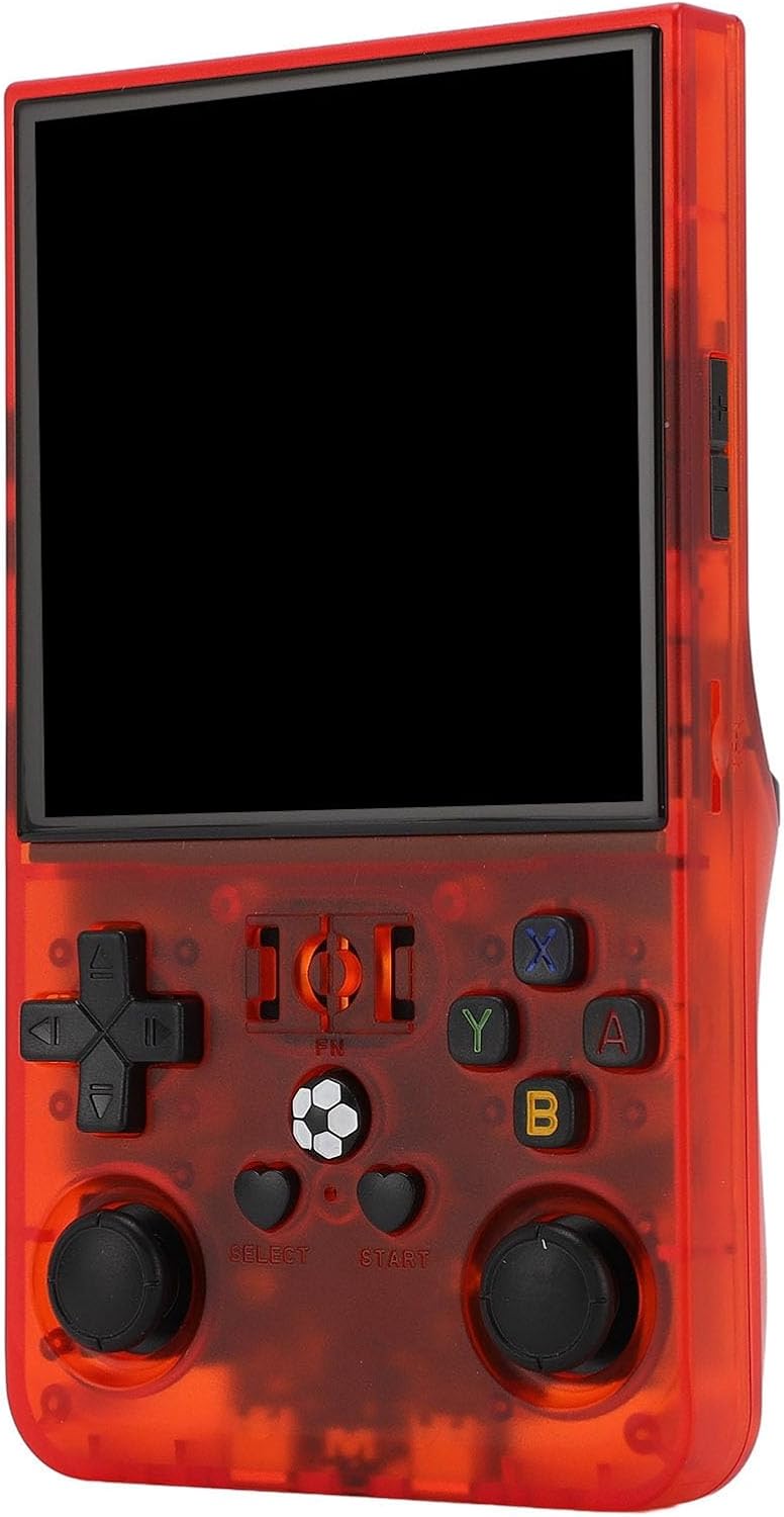Dioche [Enhanced Gaming Experience R36MAX Handheld Retro Game Console with Dual 3D Joysticks - 4 Inch Display, 720x720 Resolution, 4000mAh Battery, Supports 60+ Emulators (64GB)