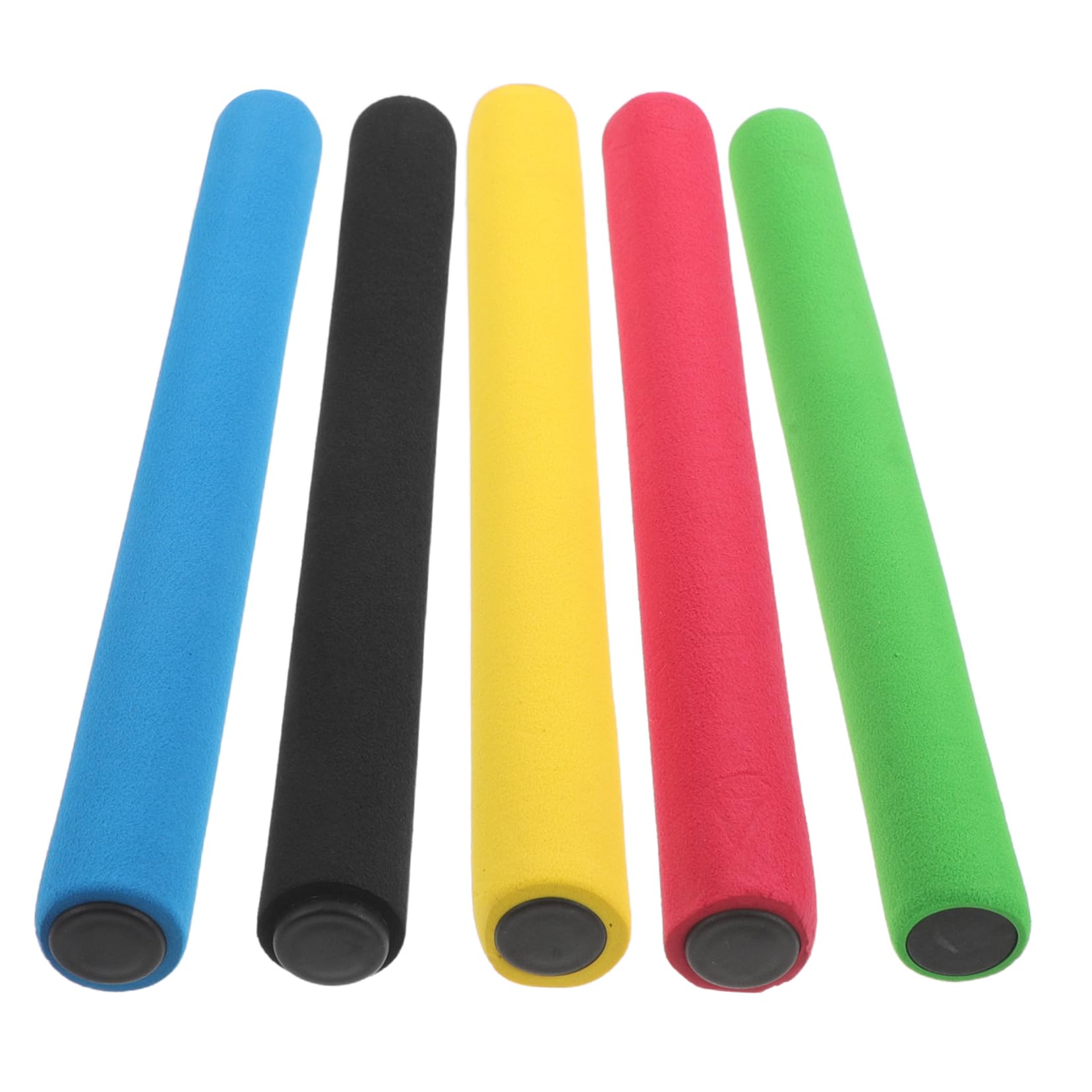Bastoncini da Corsa per Staffetta in Spugna Antiscivolo Set da 5 per Bambini