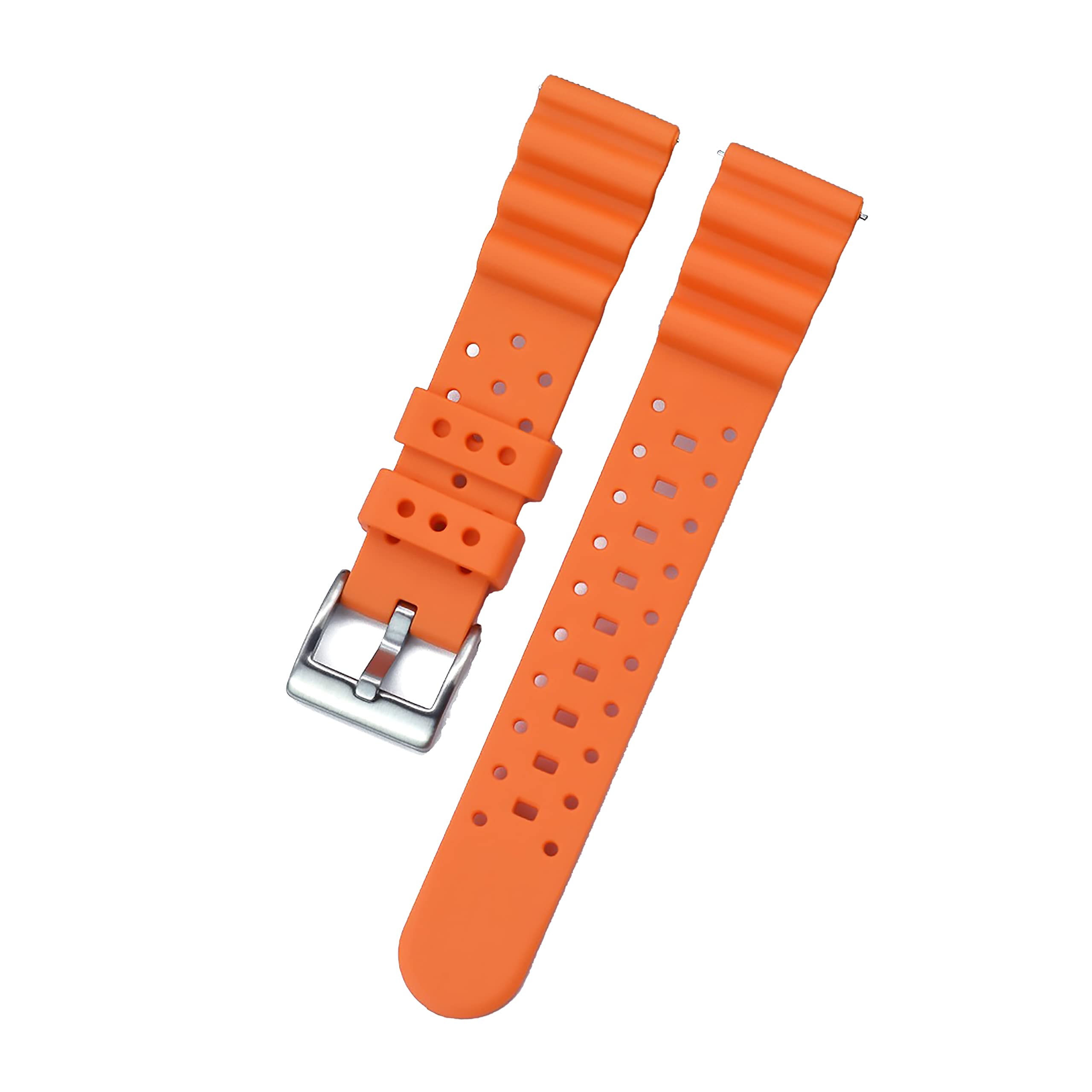 WAMD Quick Release TPSIV Rubber Watch Straps/Bands (Orange, 20 mm) (B0BS41VXCT) Amazon Price History, Amazon Price Tracker