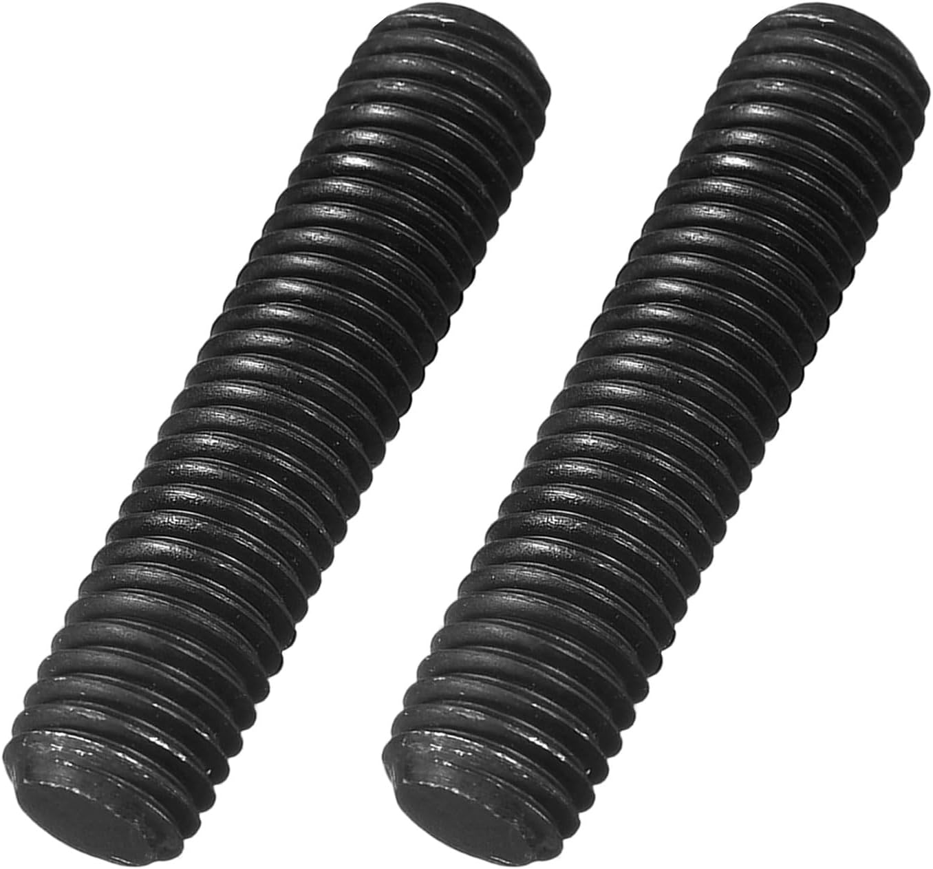 sourcing map 5/8-11 UNC Fully All Threaded Rod, 4Pcs B7 Alloy Steel Long Threaded Screw 2.75" Length Right Hand Threads Fully Studding Rod Bar for Machinery, Construction, Black
