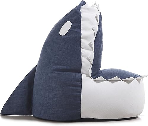 Wonzone Sf Puf Sillones de ocio para interiores sofá redondo puf dormitorio exterior sala de estar duradero cómodo sofá perezoso de tiburón