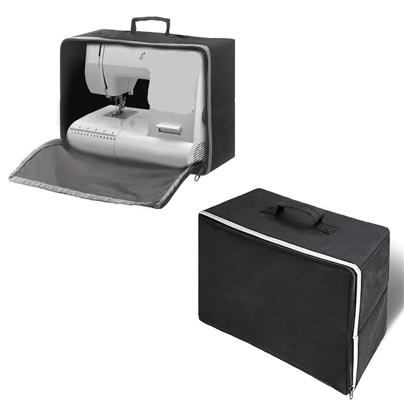 Funda for máquina de Coser, Funda de Mano con Cremallera, for Llevar, Colcha Machien, Bolso de Viaje for Coser