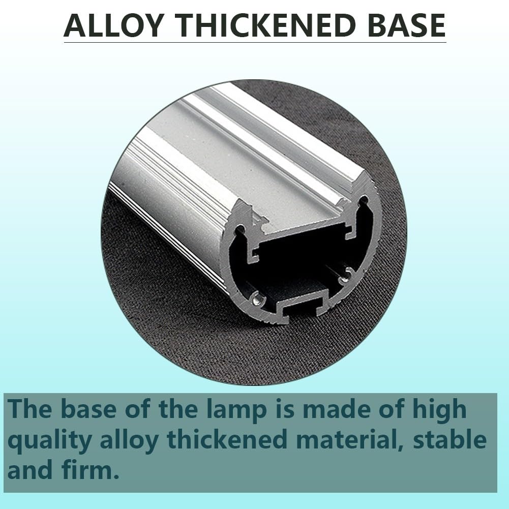 Luz De Trabajo LED Portátil Con Soporte Ajustable,luz De Trabajo Mecánica,luz De Trabajo De Aluminio Impermeable Con Funda Aislante De Alambre,para Tornos,fresadoras CNC(20W 24V-36V)