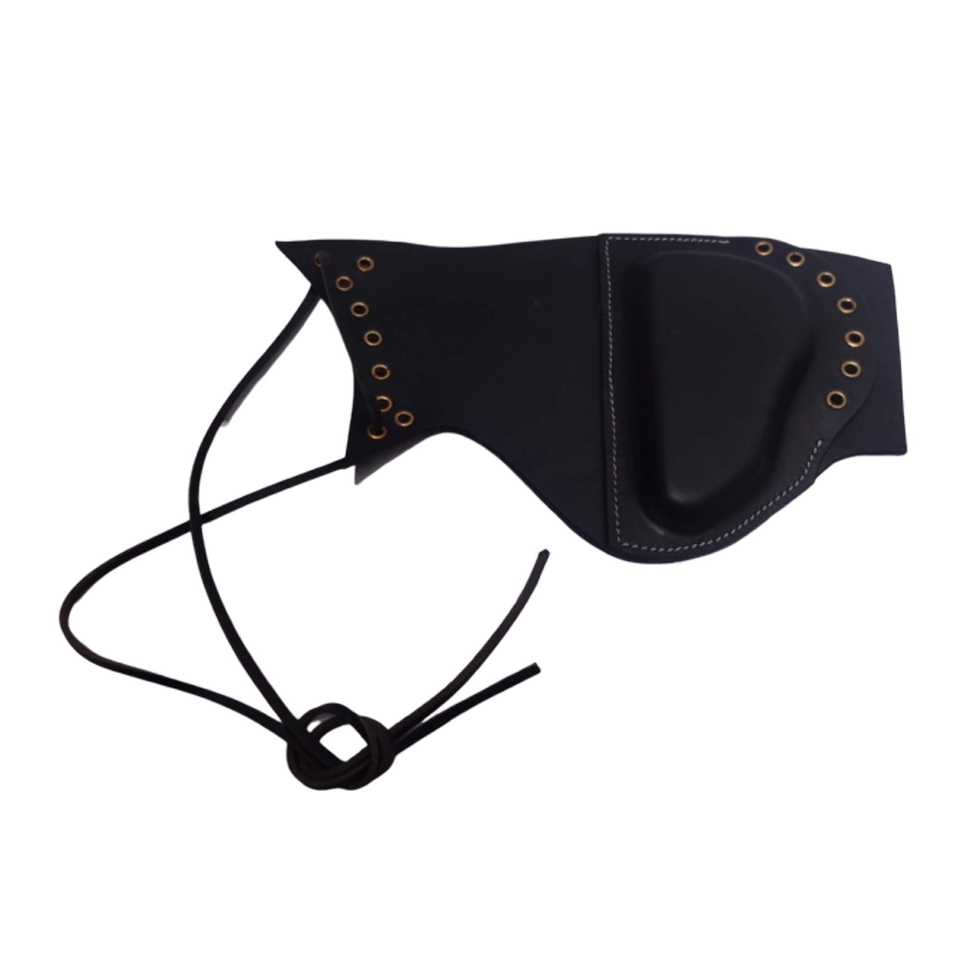 M1 Garand M1D Springfield 1903A4 Sniper Black Leather Cheek Rest Pad - Reproduction