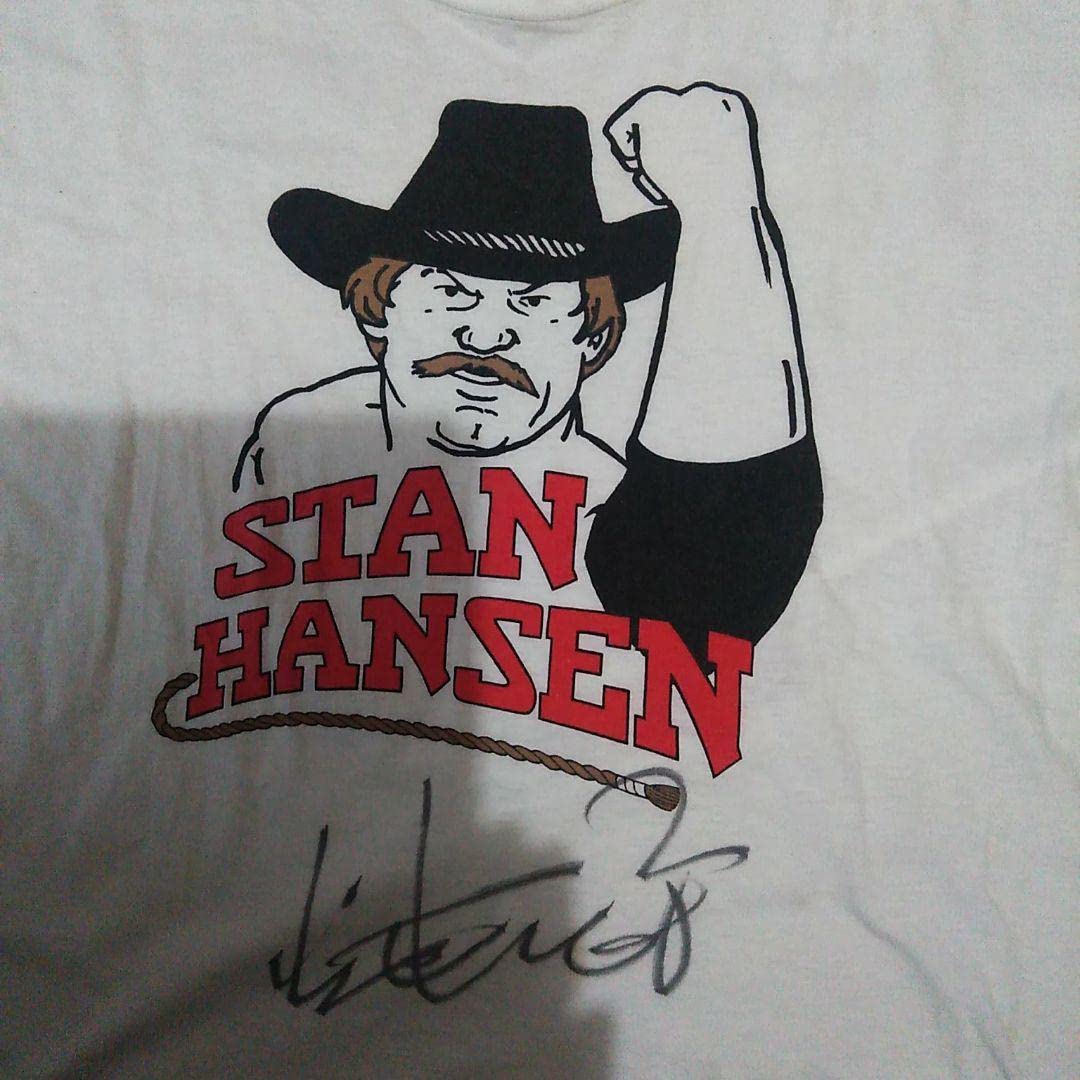 Amazon.co.jp: 貴重品 スタンハンセン Tシャツ 全日本プロレス