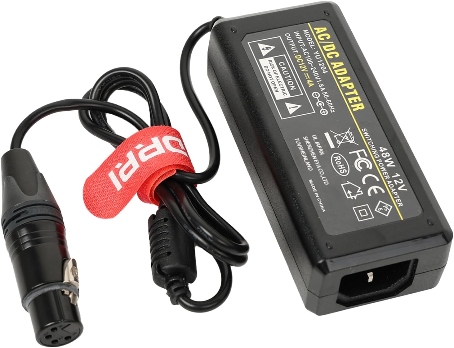 DRRI 16V 10A Power Supply with XLR 4Pin Female Right Angle for Canon-C500 Mark II C700 Sony-F55 F5 Blackmagic URSA