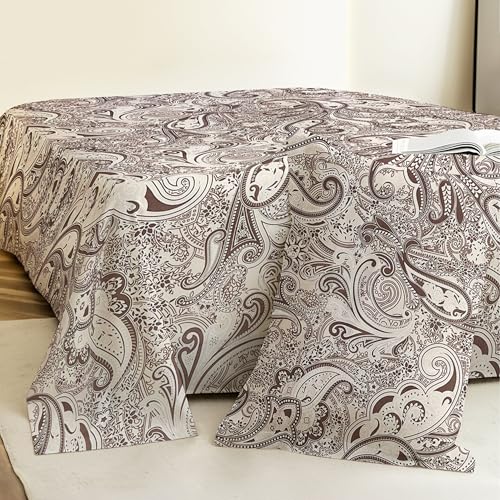 Image of Weave & Decor Cotton Bedsheet for Single Bed 90x60 Inches Soft and Breathable, Includes 1 Pillow Cover 20x30 Inches