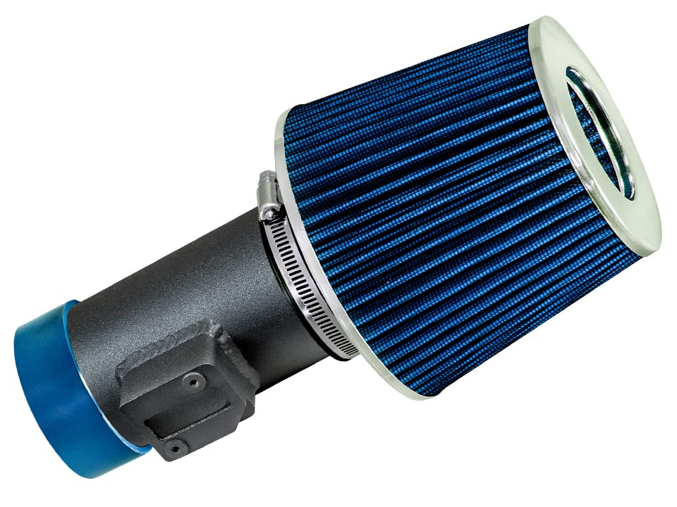 Velocity Concepts Matt Black Piping BLUE COLD AIR INTAKE FOR 04-11 CROWN VICTORIA/GRAND MARQUIS 4.6L V8 VCWSI-FD-V22BLB
