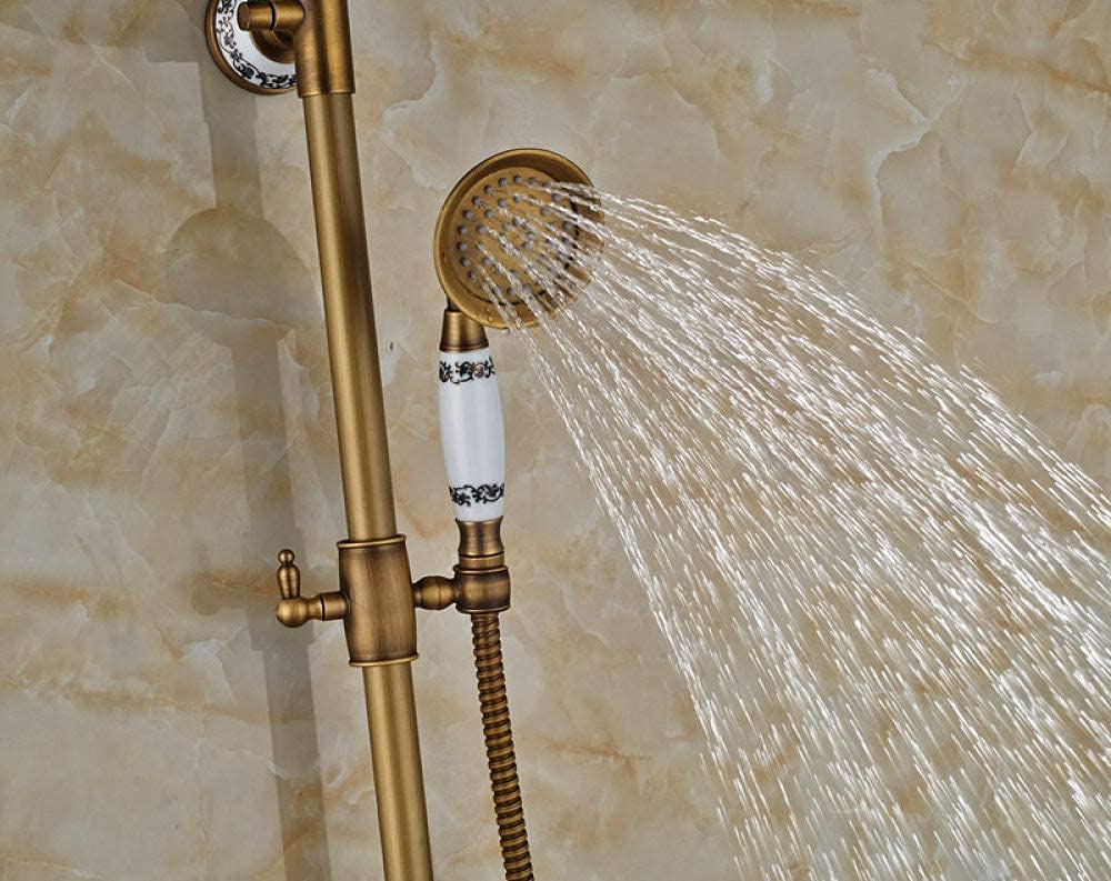 recién baño Juego Grifo con Manual de Ducha antigüedad