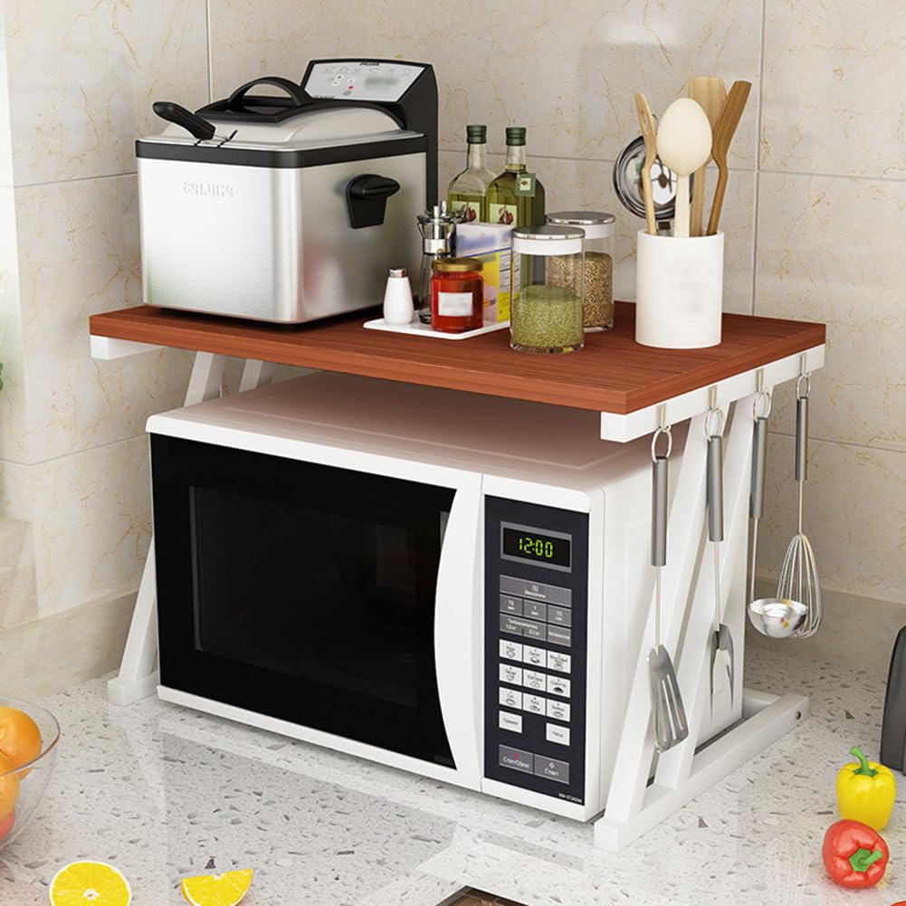 Support de four à micro-ondes et organisateur de comptoir de cuisine