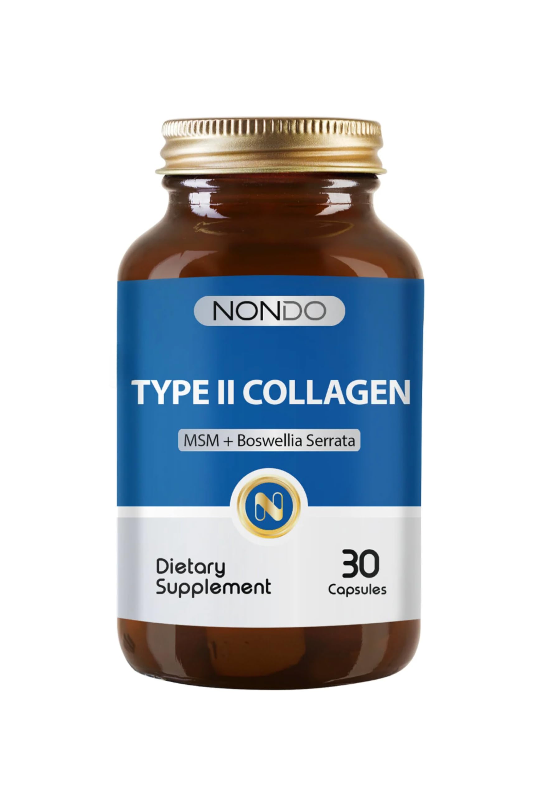 Nondo Tip 2 Kolajen 30 Kapsül (Msm Akgünlük Ekstresi Type 2 Collagen)