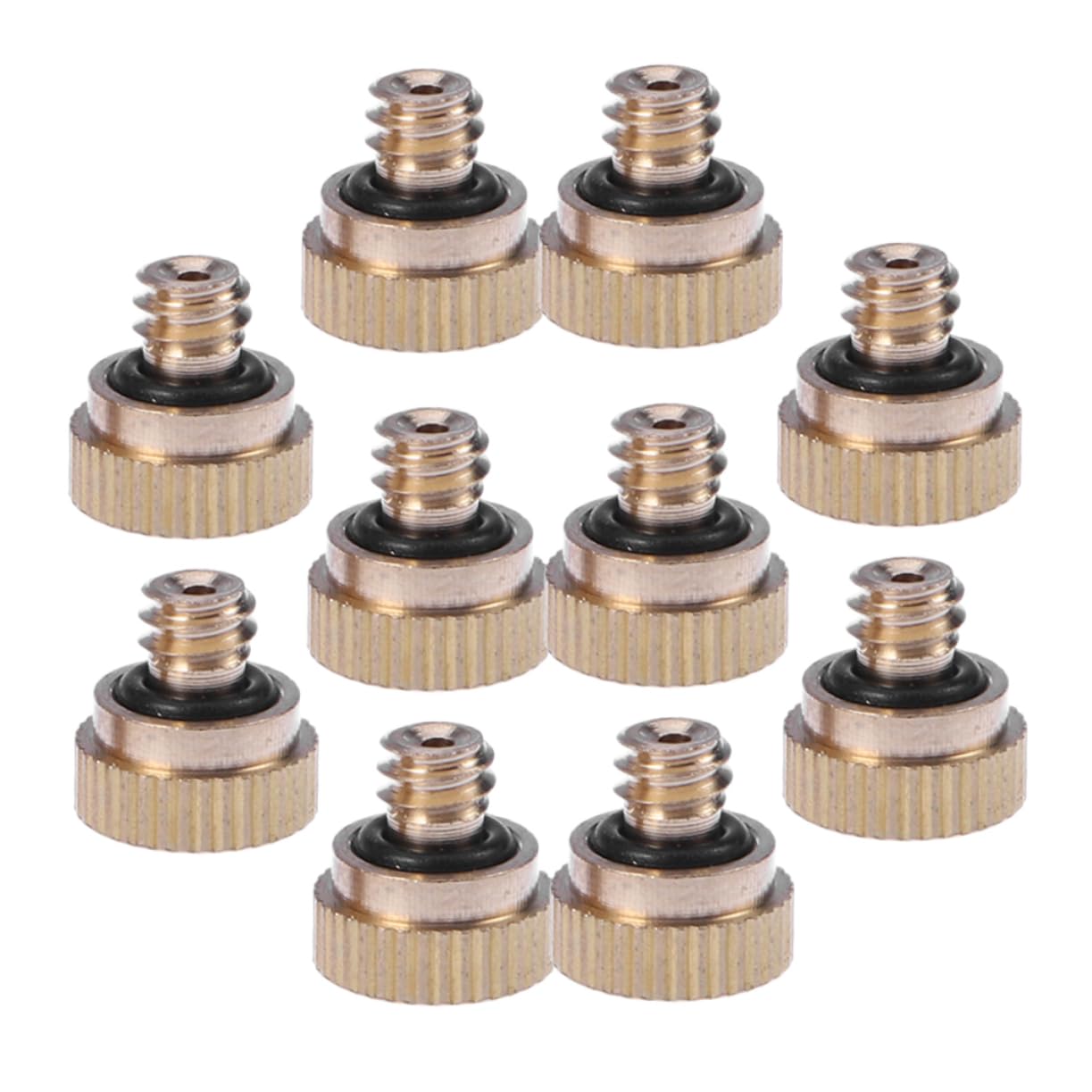 Toddmomy 50pièces Buse Brumisation Métallique Atomiseur Pour Arrosage Buse De Pulvérisation Acier Pour Jardin Et Irrigation
