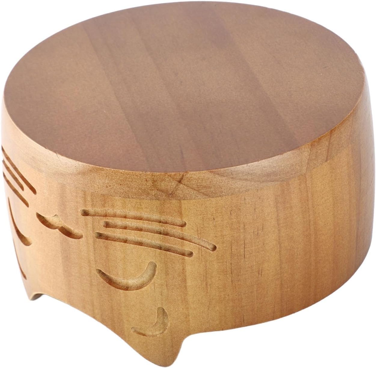 Wooden Yarn Bowl for Knitting, Crochet Bowls for Yarn, Crochet Yarn Holder Bowl Cute Yarn Bowls for Crocheting, Handmade Yarn Storage Bowls with Holes, 18 * 18 * 10cm