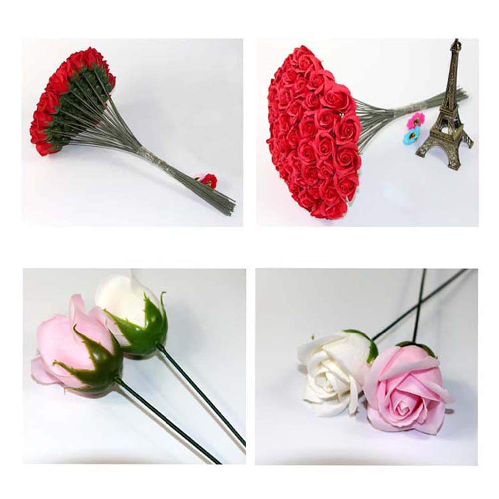 Weißer Blumendraht 22 Gauge – 38 M Rolle, Flexibel Für Blumensträuße, Kränze Und DIY