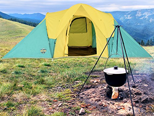 Carpa de camping para 9 personas verano espaciosa e impermeable miniatura 3