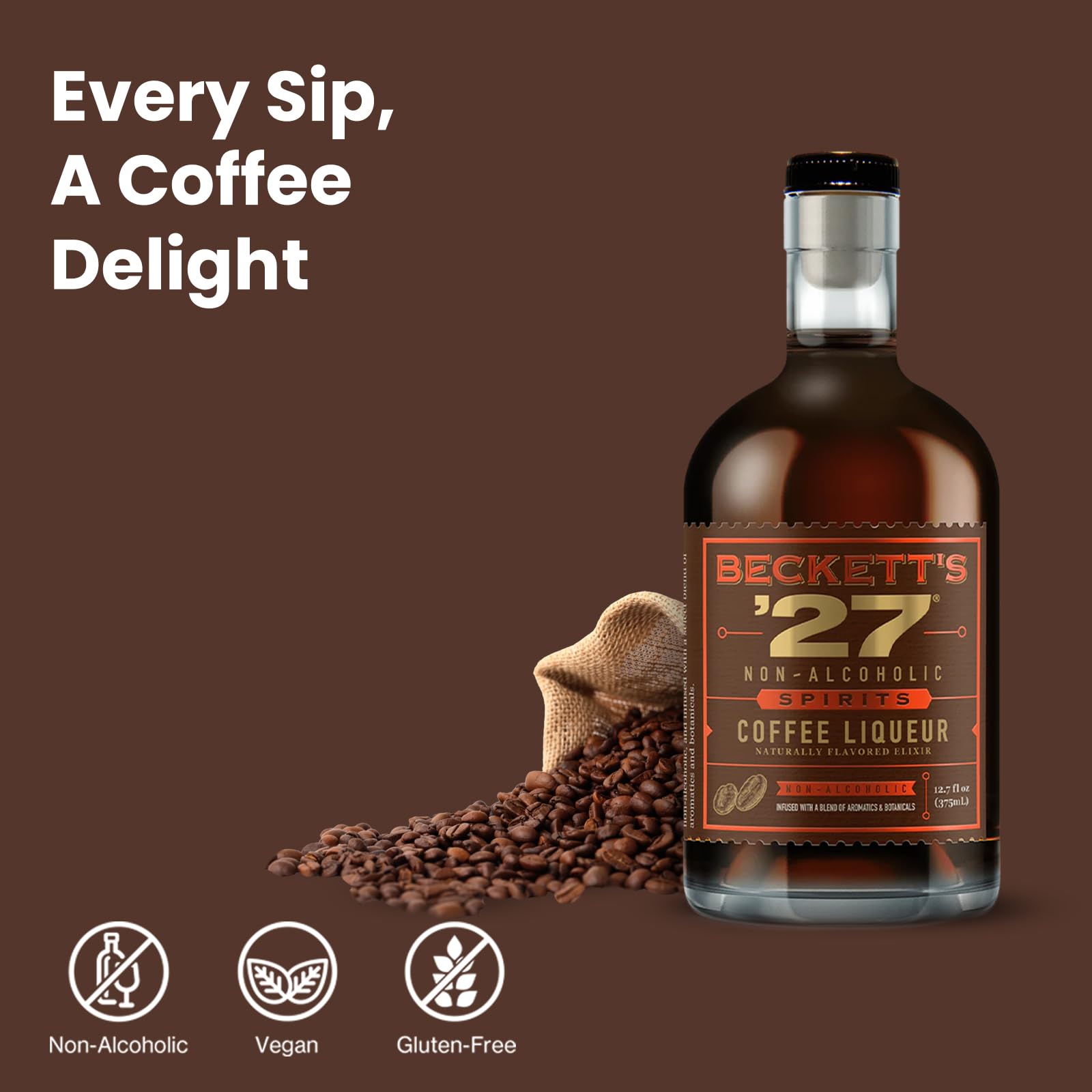 Amazon.com : Beckett's '27 Coffee Liqueur Non-Alcoholic Spirit