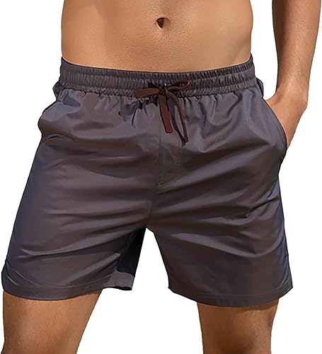 EELHOE Athletic Shorts for Men Breathable Casual Relaxed Fit Outdoor Walking Pant Baggy Beach Lightweight Shorts