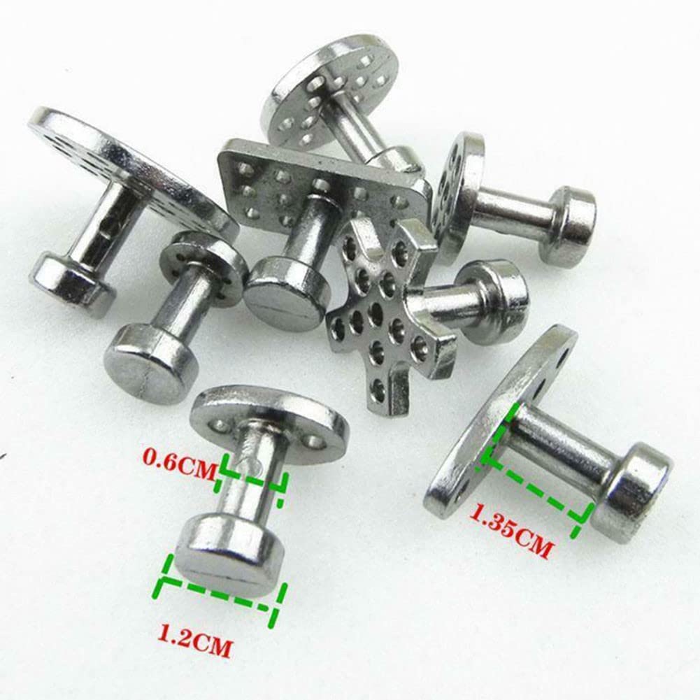 ZYNCUE 8pcs Auto per PDR Tool Kit Alluminio Colla Puller Tabs per Auto Dent Riparazione Senza Vernice Dent Rimozione Dent Utensili A Mano Ventosa Durevole, 8 Dimensioni