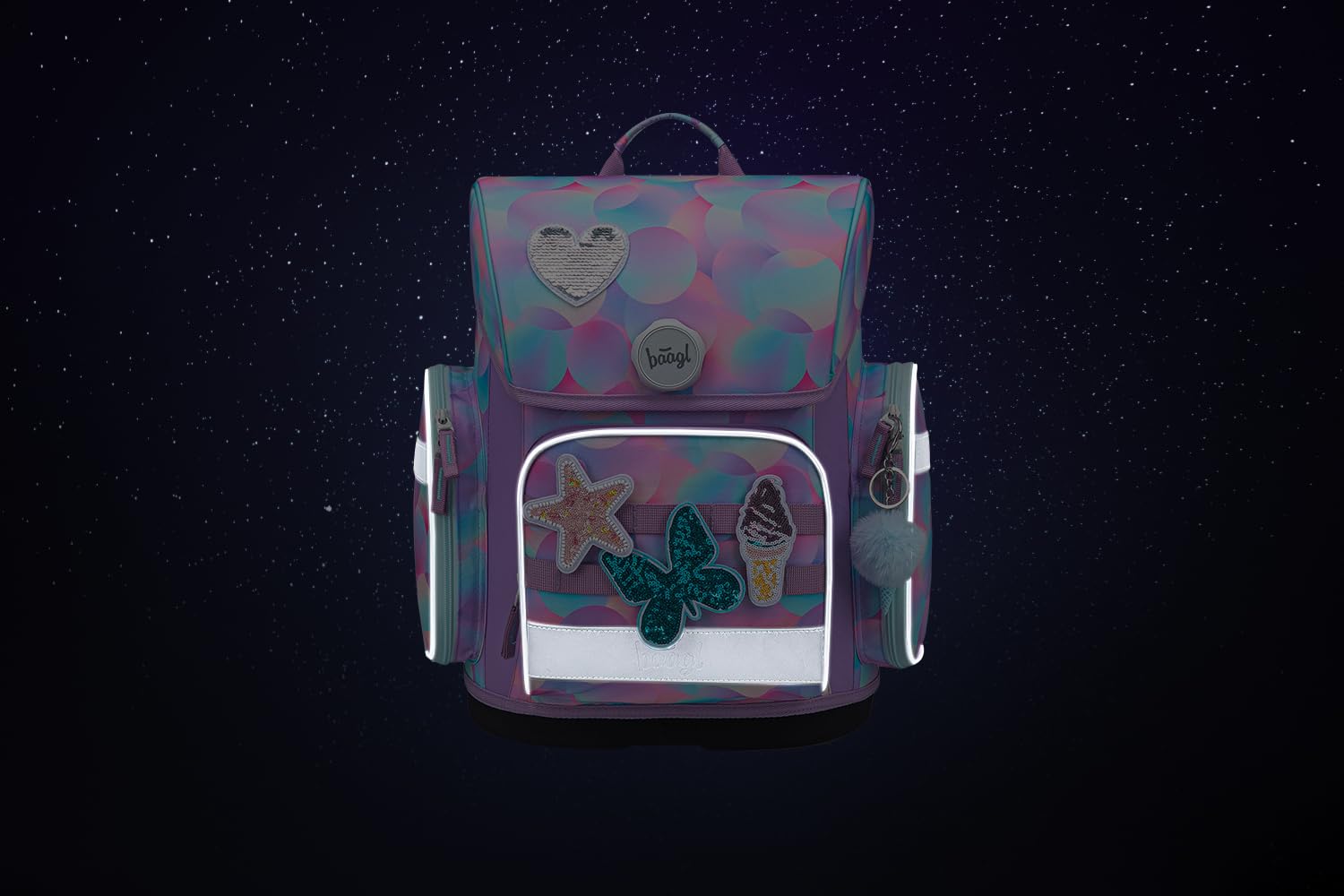 Baagl Juego de 3 mochilas escolares Ergo para 1ª clase, mochila ergonómica para escuela primaria con correa para el pecho