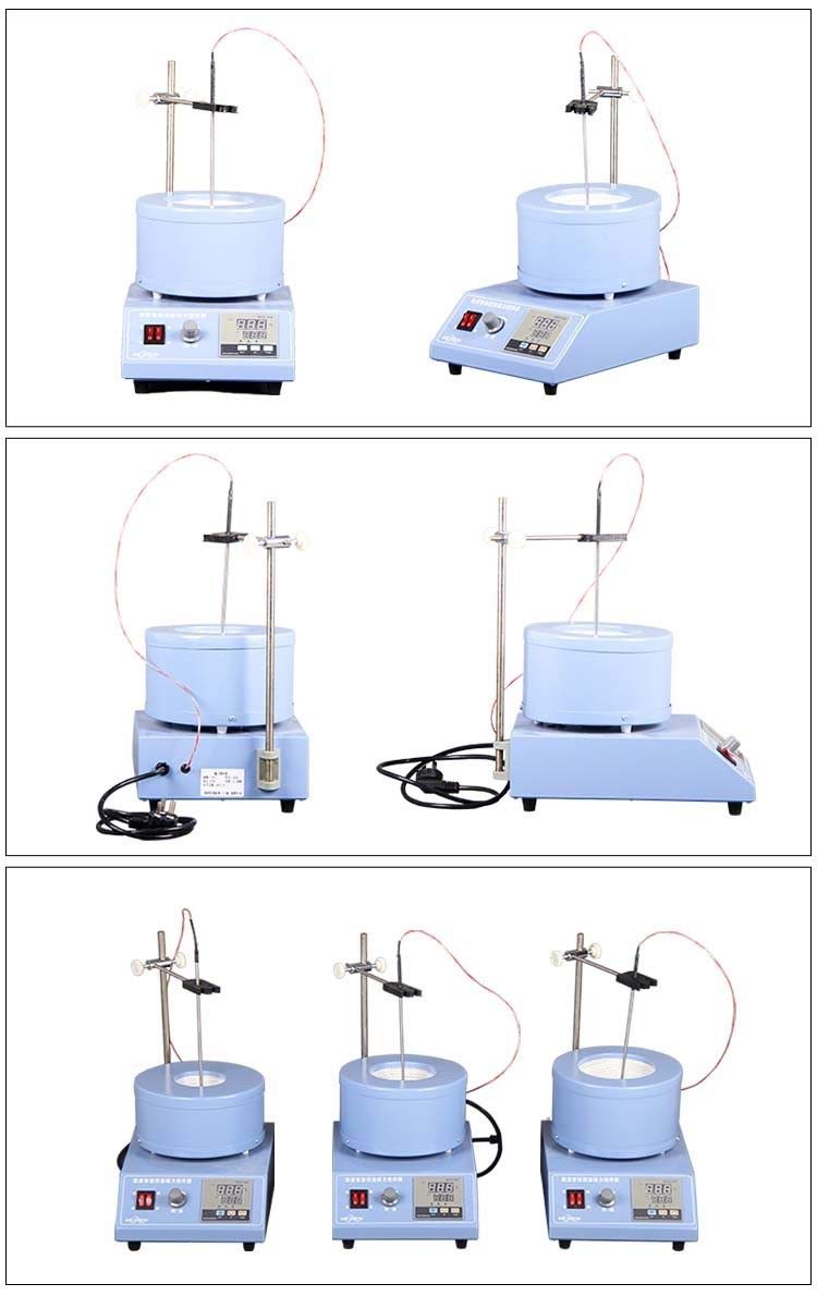 Magnetic Stirrer Hot Plate, High-Speed Magnetic Stirrer Mixer, Heating Magnetic Stirrer Apparatus Thermostatic Thermoregulation for Petrochemical Engineering Lab (100ML)