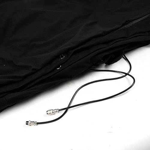 Miniatura 8 de Cortina de luces LED, telón de fondo de tela de cielo estrellado con control DMX, para decoración de bodas, fiestas de Navidad, clubes (9.8 x 6.6