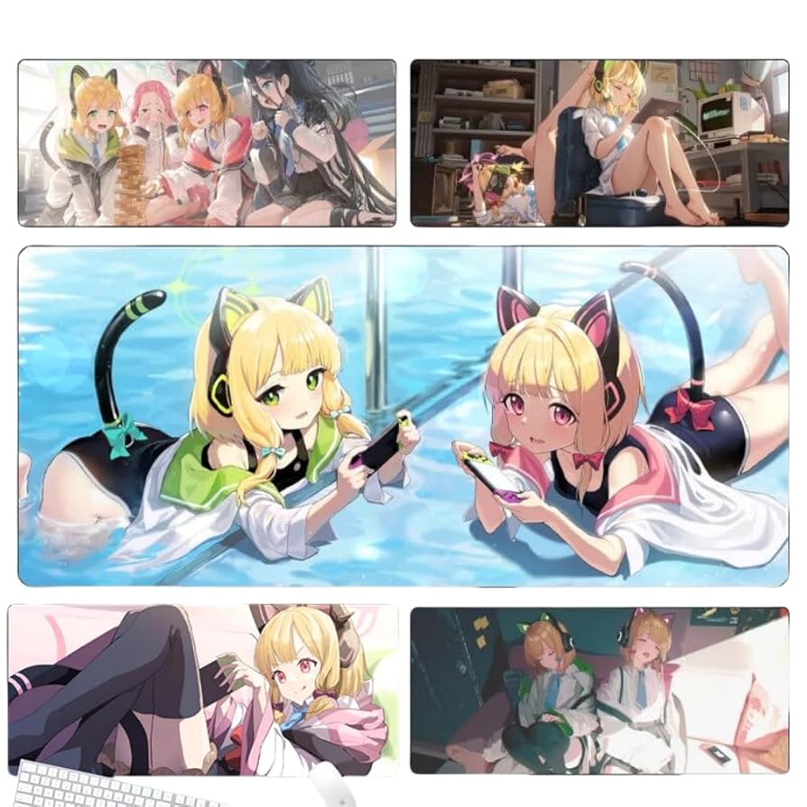 Amazon.co.jp: 才羽モモイ マウスパッド 才羽ミドリ ゲーミング