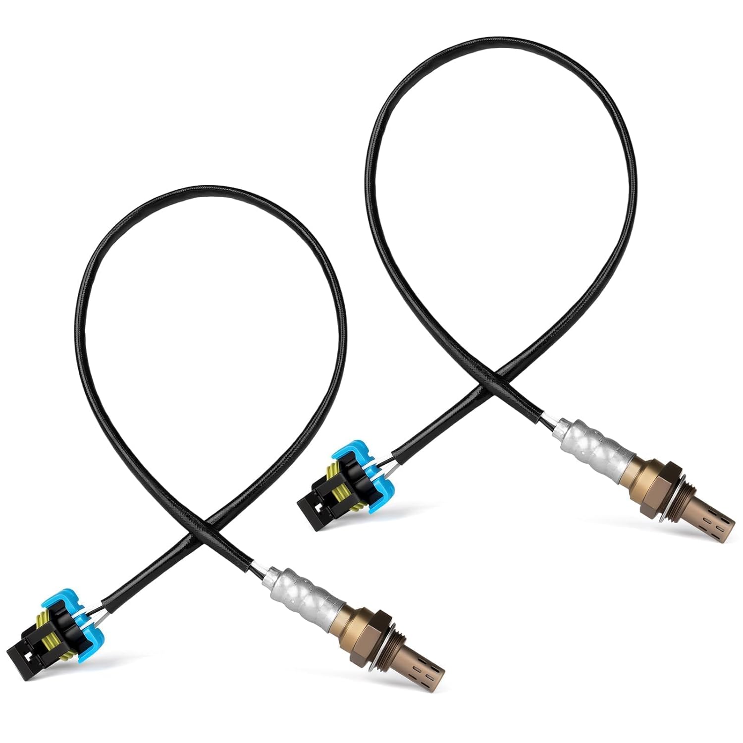 2Pcs 234-4669 O2 Sensor Upstream Compatible with Chevy, GMC & Cadillac - Avalanche 2500, Silverado 1500 2500HD, Sierra 1500 2500HD, Yukon, Escalade ESV EXT Oxygen Sensor