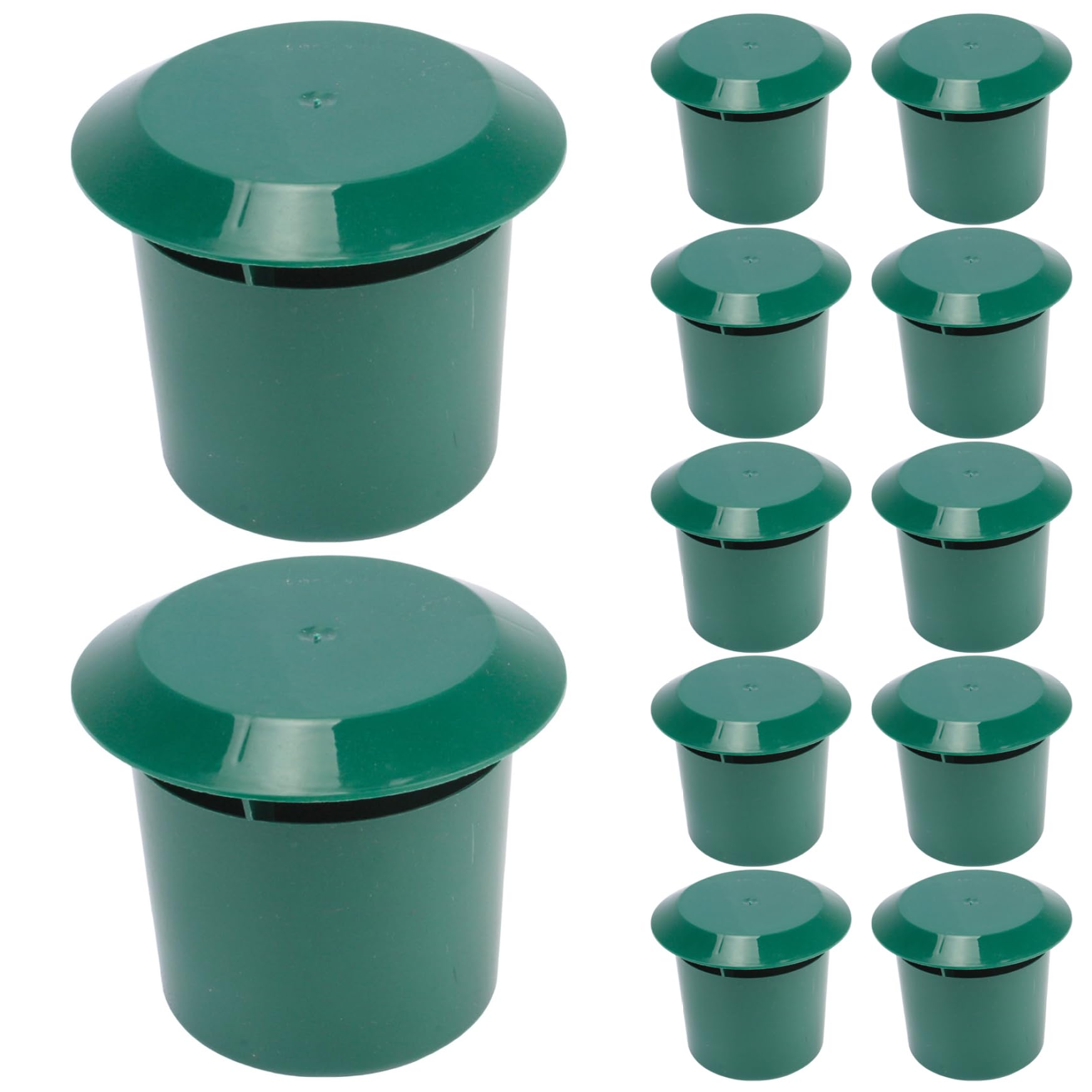 12er-Pack Schneckenfalle mit Deckel, PP-Kunststoff, Schneckenköder für Garten, Outdoor, Garten, Rasen und Pflanzenschutz