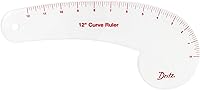 Vista 2 de Dritz Regla curva de 12" para patronaje, transparente