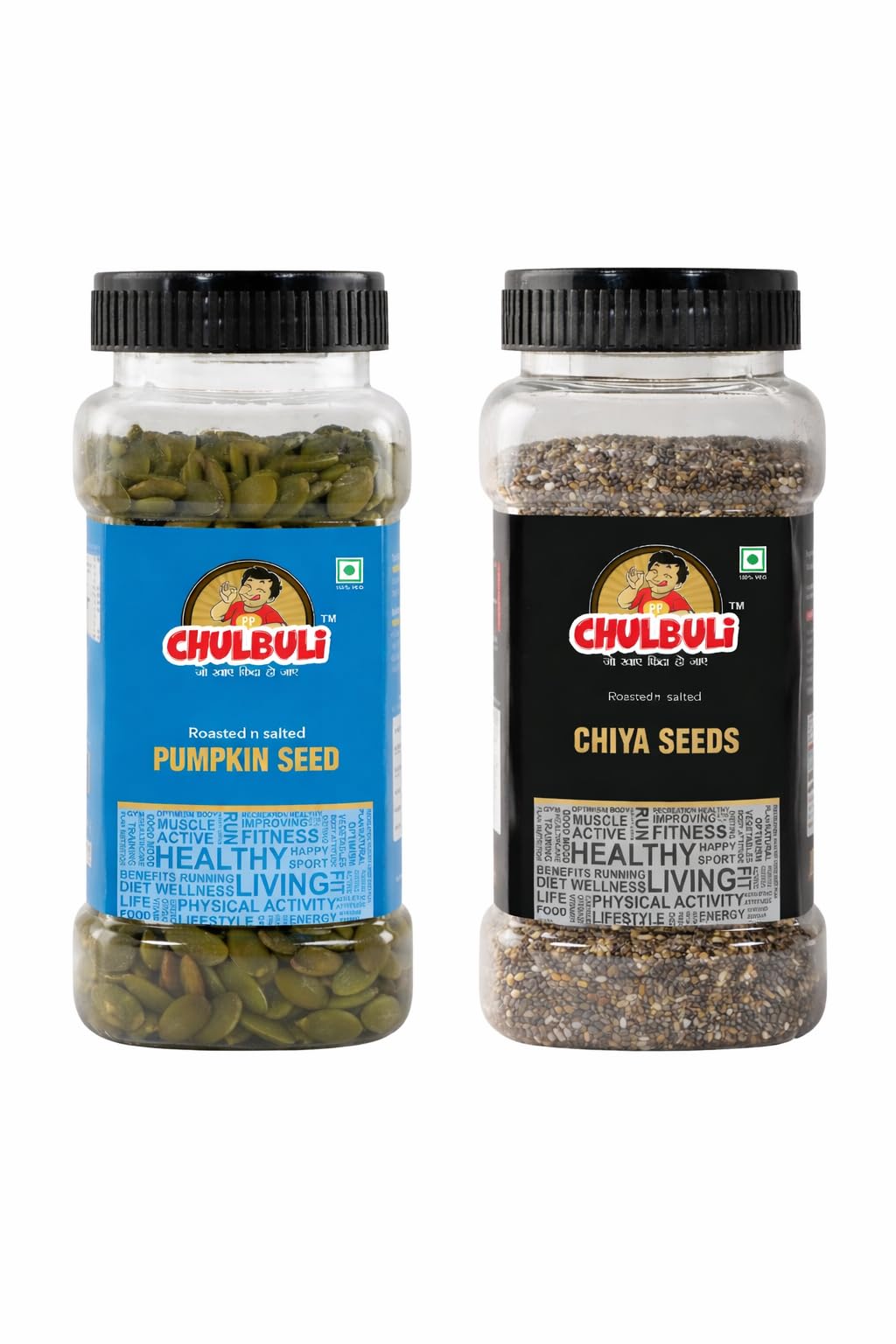 PP CHULBULI Sunflower and RS Seed Mix Combo | Roasted Seed Blend for Smoothies, Baking, Cooking & Snacking | Topping for Salad, Yogurt, Oats Granola Bowl | 200g Pack