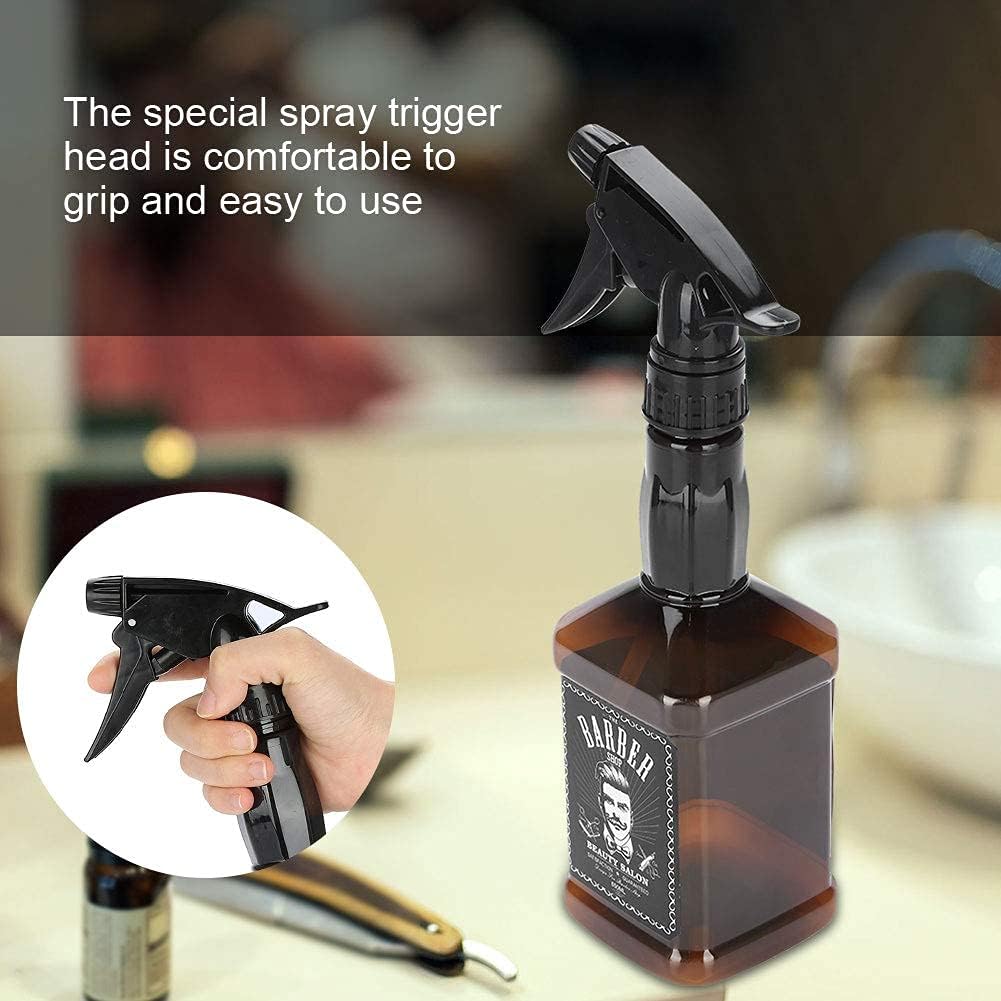 Hair Spray Bottle - 650ml Hairdressing Spray Bottle Salon Barber,Hair Tool Refillable Water Sprayer Bottle (Color : Brown) - Image 3