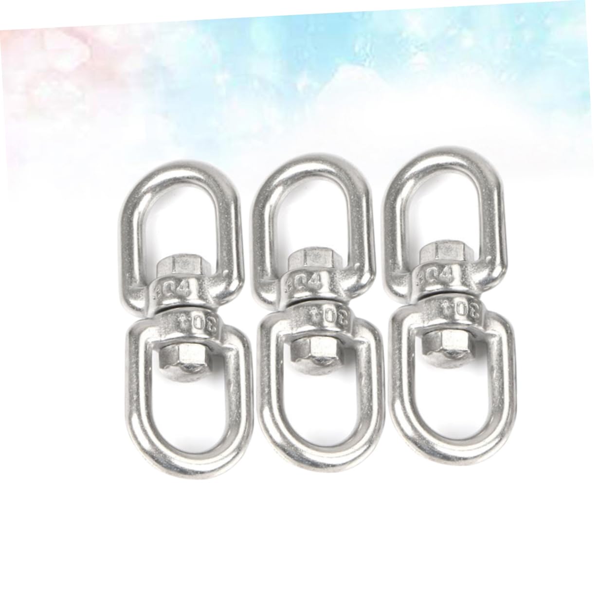 Female to Female -03 an-JIC Swivel Coupling Clear