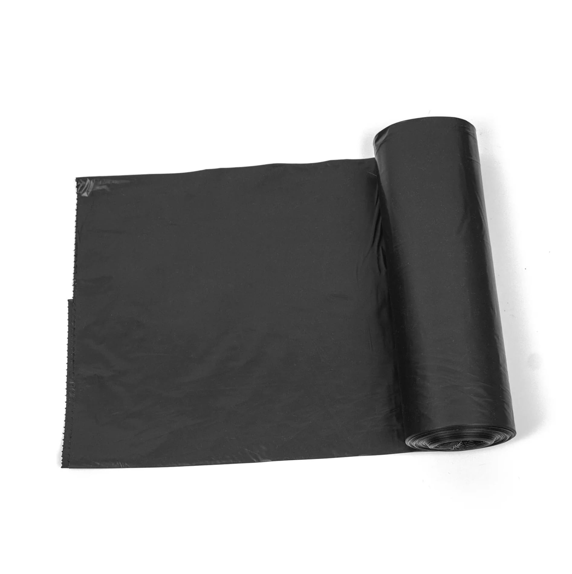 Müllbeutel, hohe Kapazität, sehr robust, 60 Mikron, auslaufsicher, blickdicht, schwarz (gefaltet im Karton) (130 l/200 Stück)