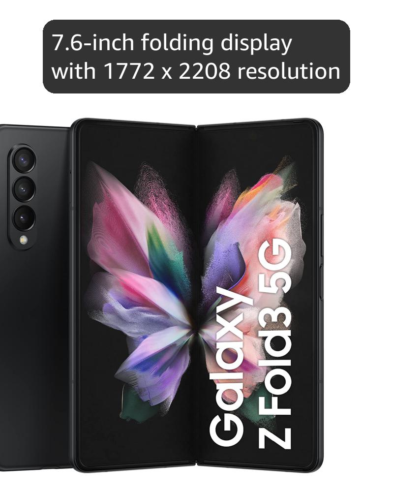 Samsung Galaxy Z Fold3 5G Mobile Phone SIM Free Android Folding