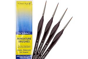Model Paint Brush Set | Miniature Fine Detail Hobby Painting