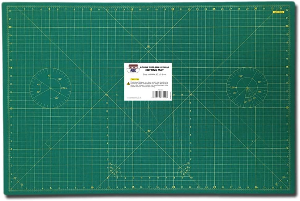 ARK Heavy Duty Multi Layer Self Healing Cutting Mat (Available in 3 Sizes) (A1 (60 x 90 x 0.3 cm))