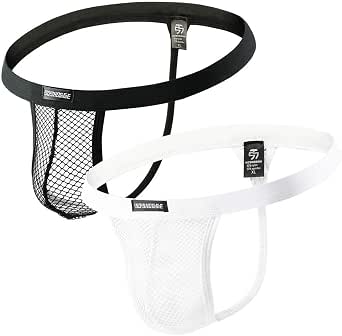 Thong Manstore Underwear Bras Thong Gay Hot Sexy White (M, Black) at