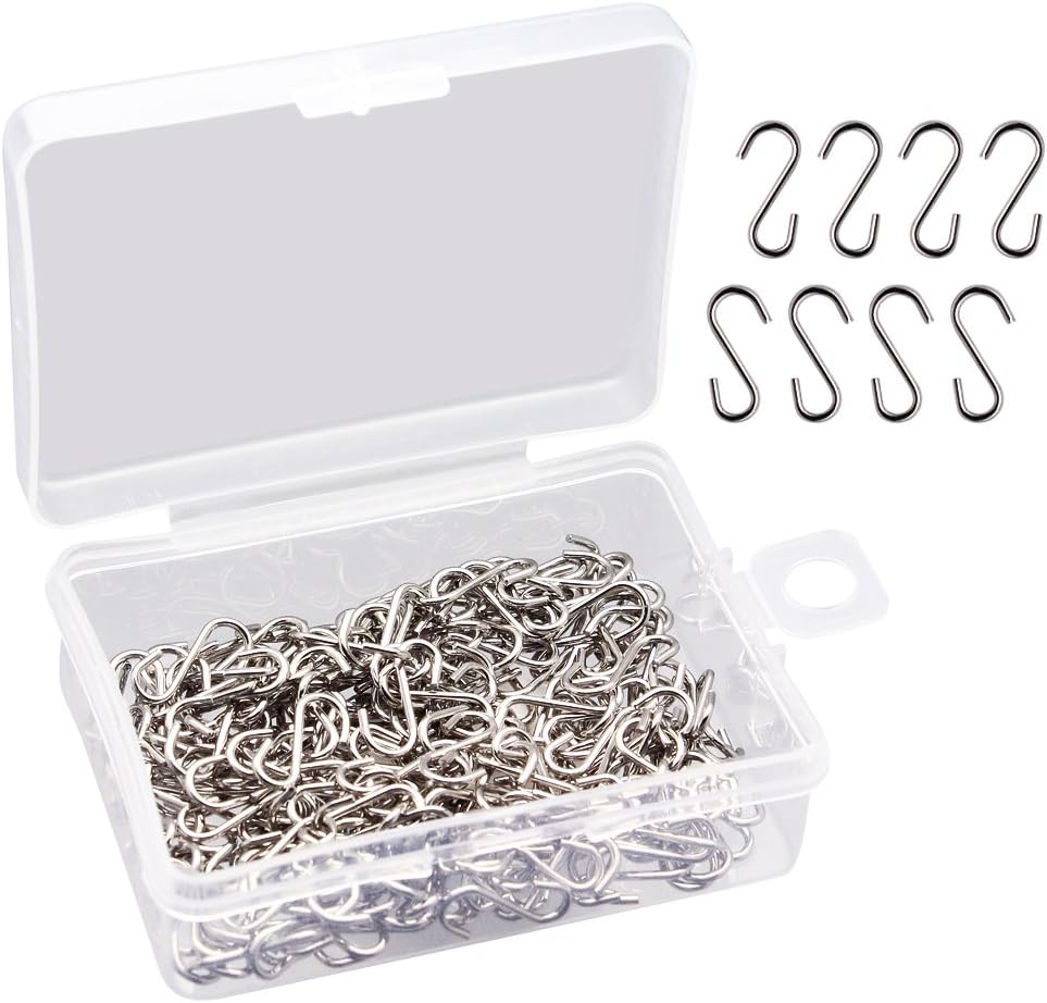 45 Stück S-Haken Set - Weiß & Schwarz Für Schmuck Und Handwerk