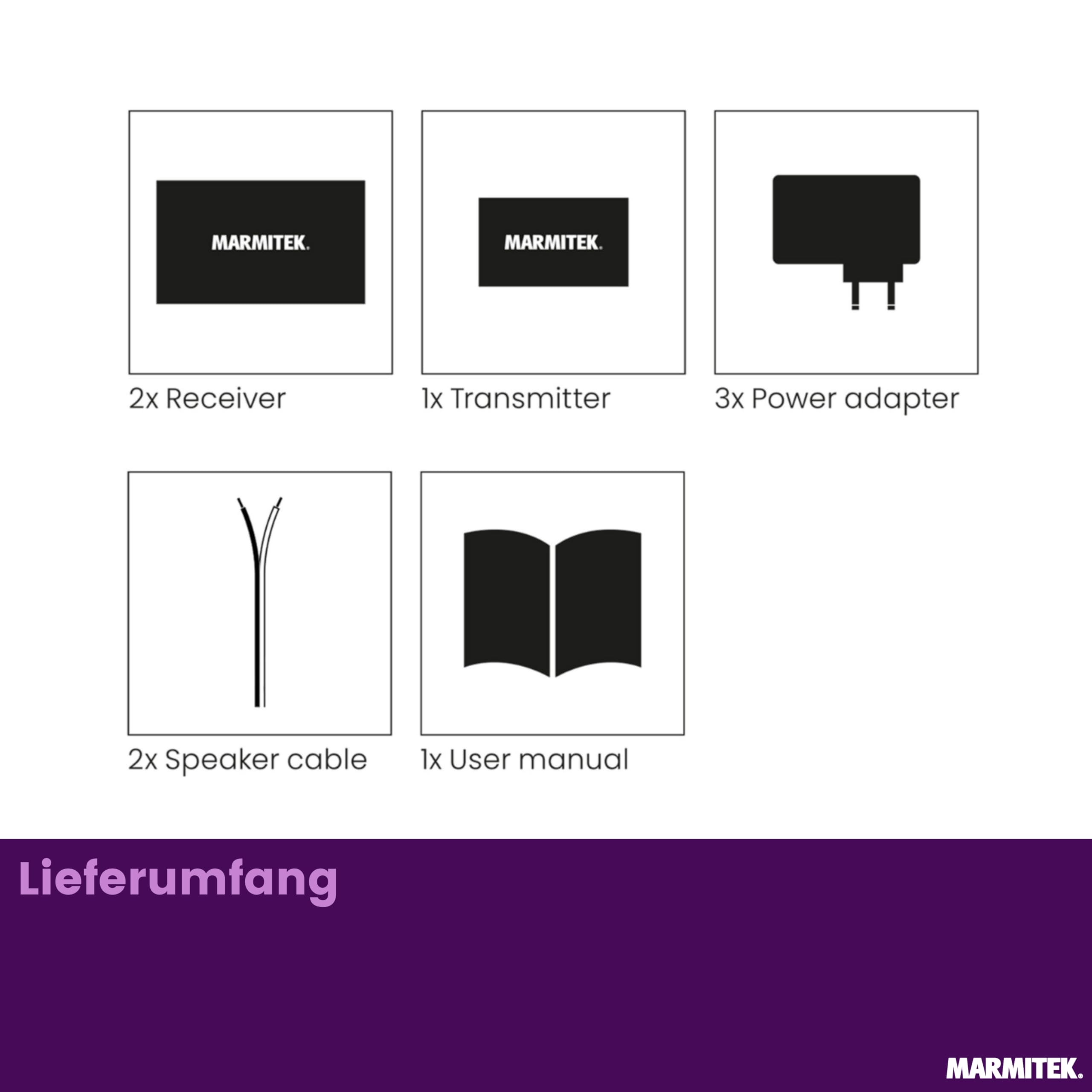 Marmitek Speaker Anywhere 750 - Kabellose Lautsprecherverbindung HiFi 50W – Bild 9