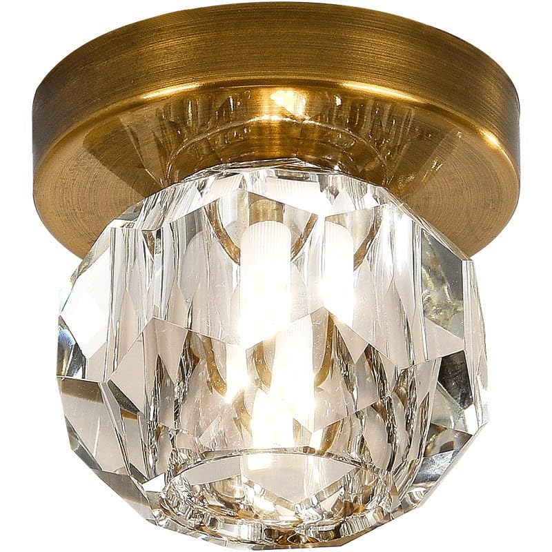 Plafonnier en cristal pour chambre et salon créant une ambiance douce et réglable